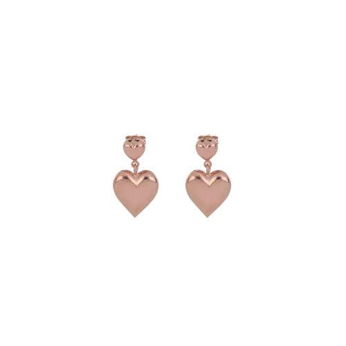 Cuori Milano orecchini Double Air Pop Dolly Park Collection argento 925 finitura PVD oro rosa 24972079 - Capodagli 1937