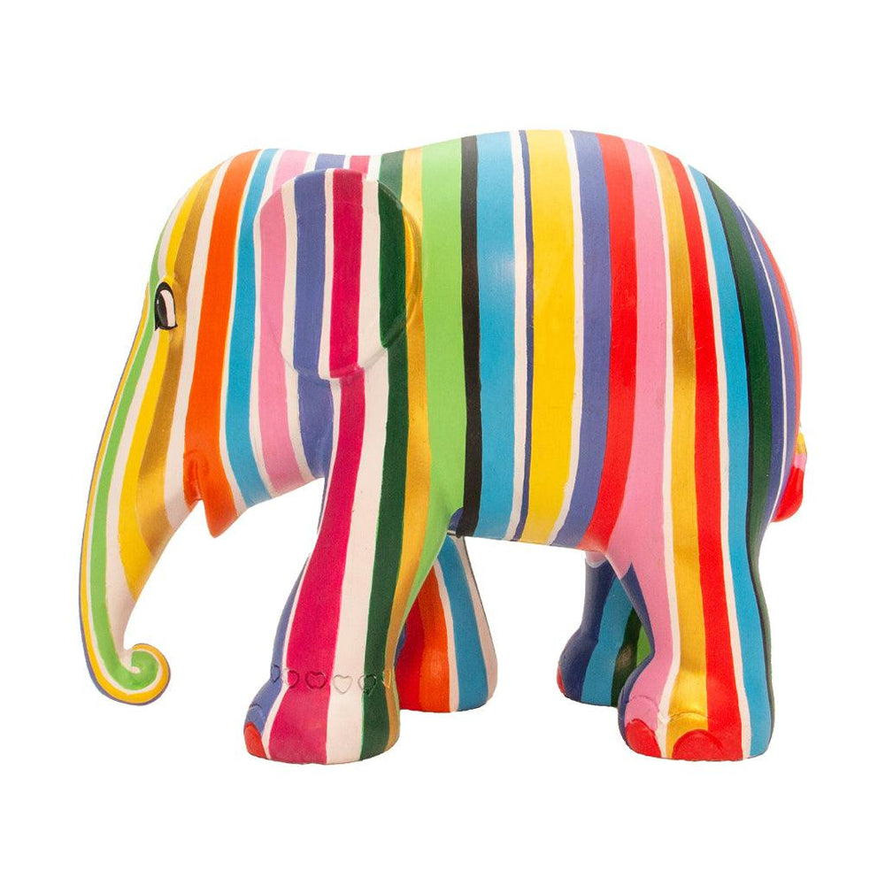 Elephant Parade elefante Ms Stripey 10cm Limited Edition 3500 MS STRIPEY 10 - Capodagli 1937