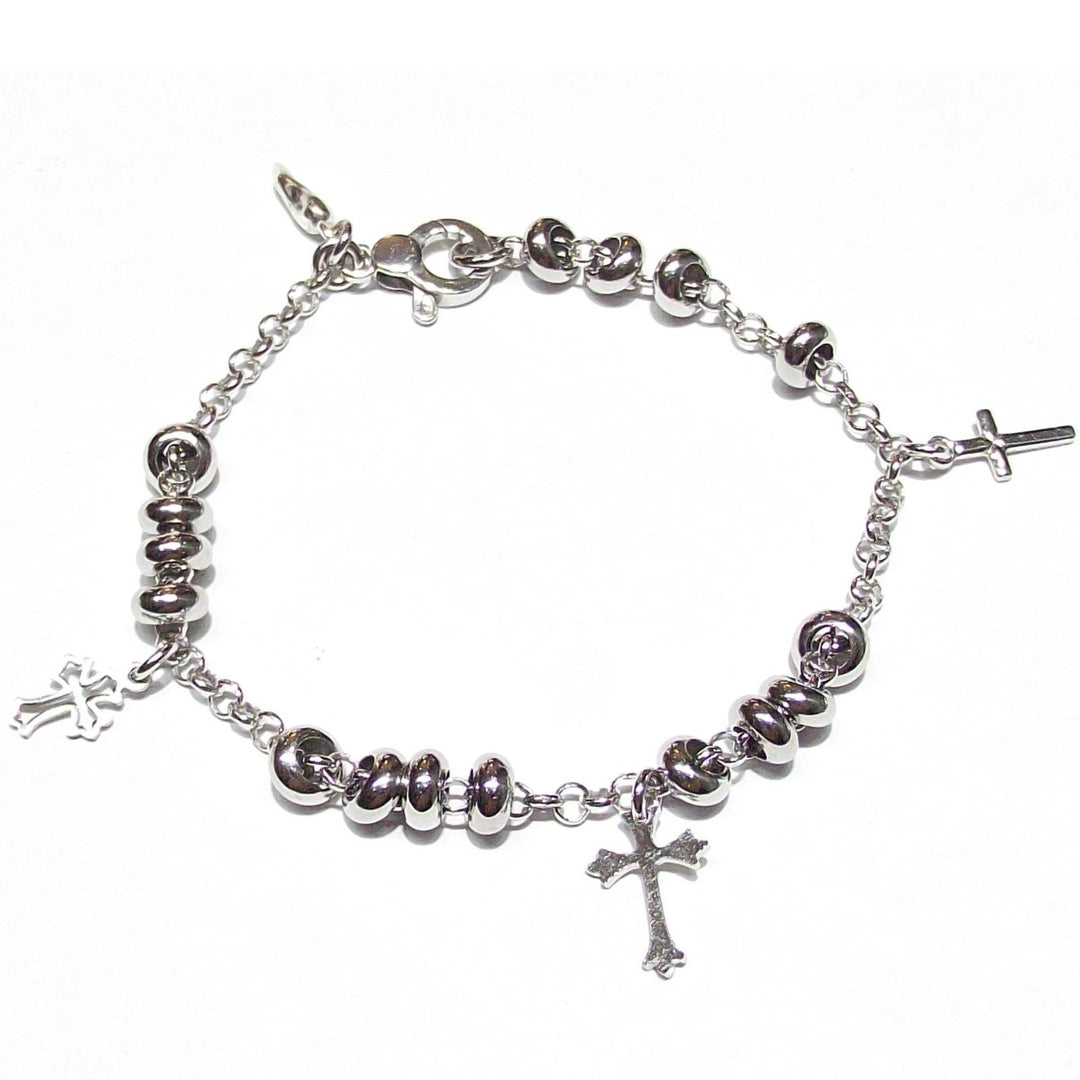 Giovanni Raspini bracciale Mignon Croci argento 925 19,5cm 10494 - Gioielleria Capodagli