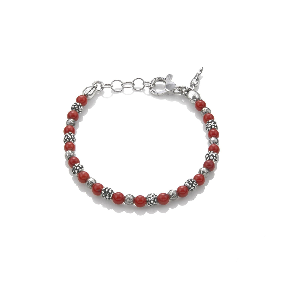Giovanni Raspini bracciale Rio Sodalite argento 925 e bambù coral 10843 - Capodagli 1937