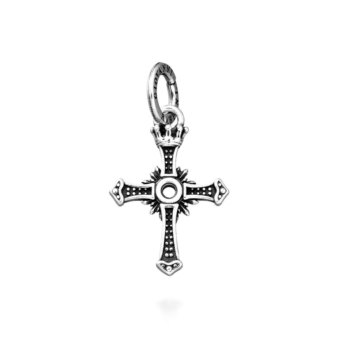 Giovanni Raspini charm Croce Coronata argento 925 11278 - Capodagli 1937