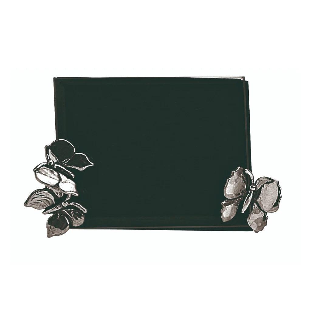Giovanni Raspini cornice Farfalle 5x4cm argento 925 1871 - Capodagli 1937