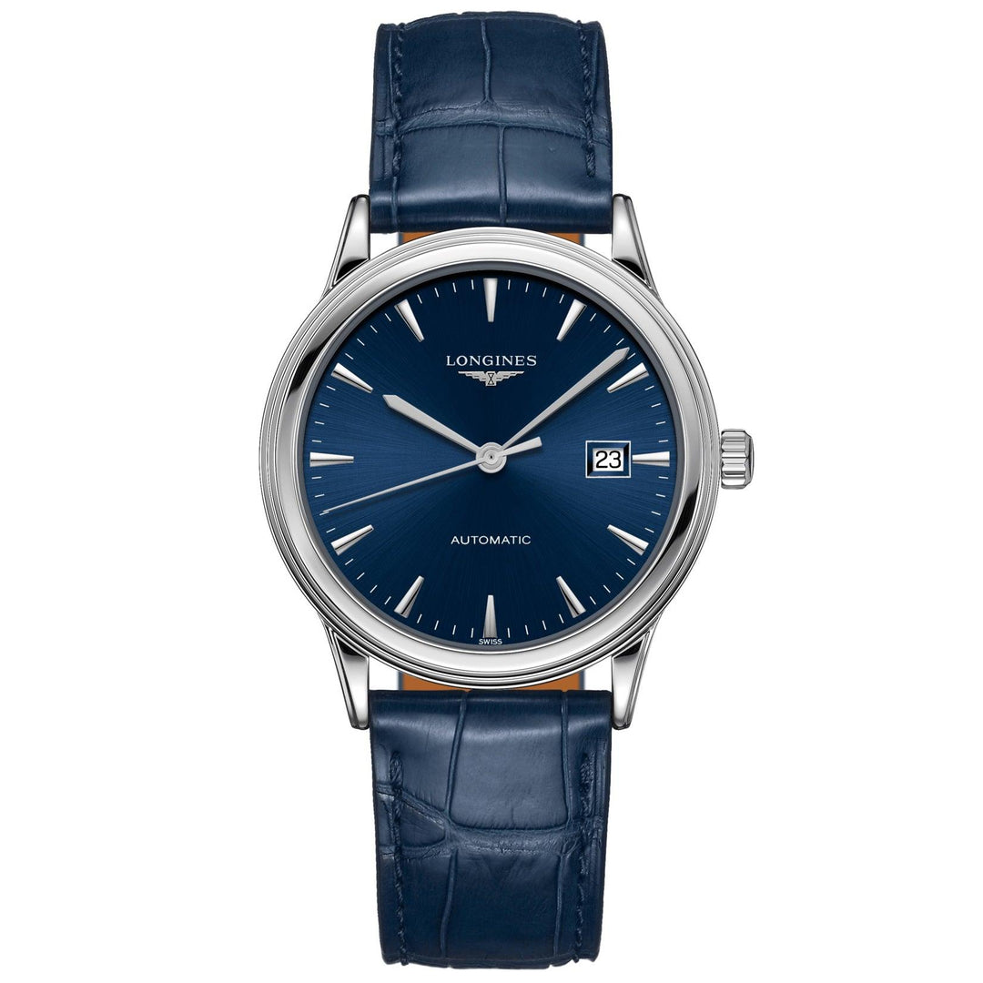 Longines orologio Flagship 40mm blu automatico acciaio L4.984.4.92.2 - Gioielleria Capodagli