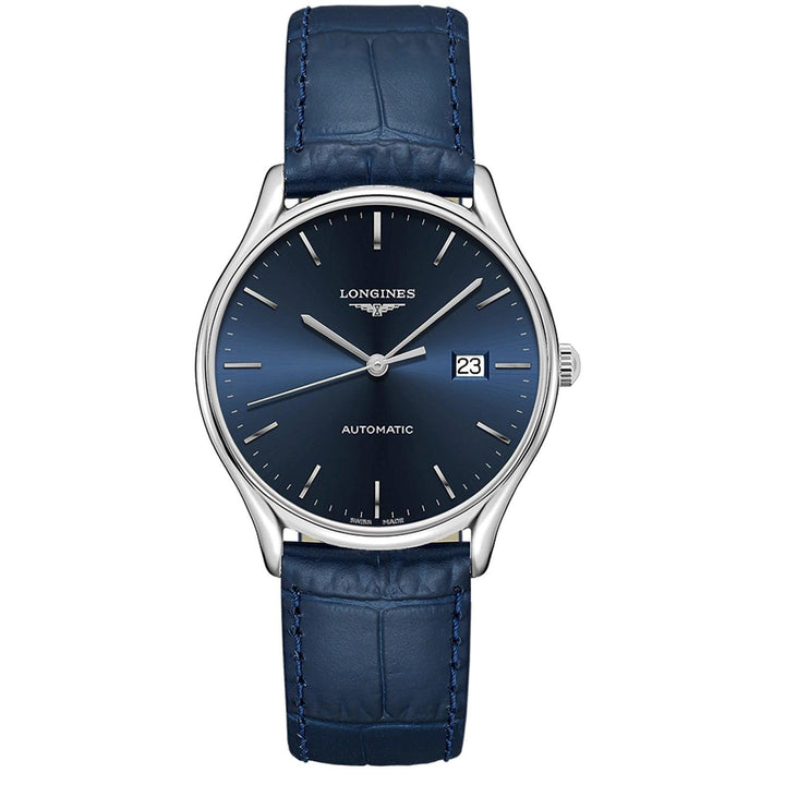 Longines orologio Lyre 40mm blu automatico acciaio L4.961.4.92.2 - Capodagli 1937