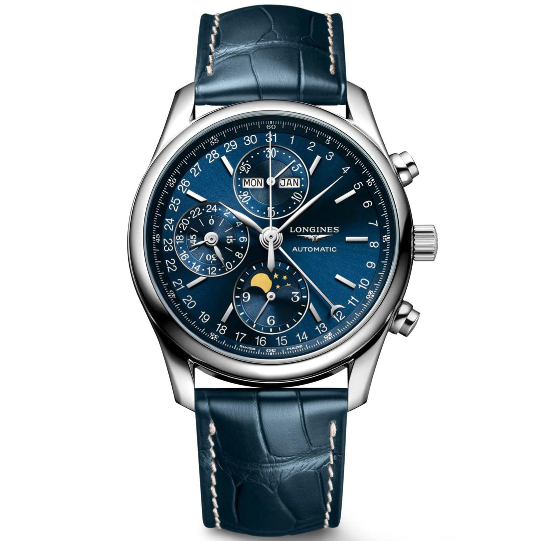 Longines orologio Master Collection 40mm blu automatico acciaio L2.673.4.92.0 - Capodagli 1937