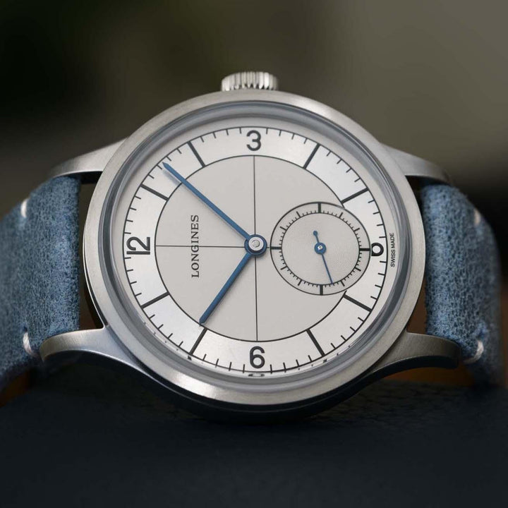 Longines orologio The Longines Heritage Classic 38.5mm argento acciaio uomo automatico L2.828.4.73.2 - Gioielleria Capodagli