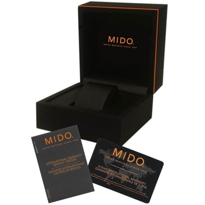 Mido orologio Multifort Escape 44mm kaki automatico acciaio finitura PVD nero anticato sabbiato M032.607.36.090.00 - Gioielleria Capodagli