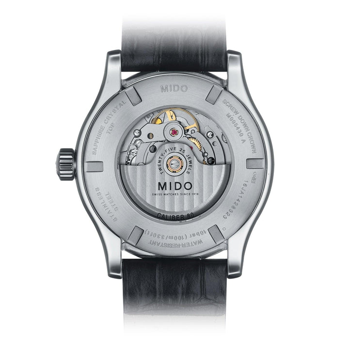 Mido orologio Multifort Gent 42mm argento automatico acciaio M005.430.16.031.80 - Capodagli 1937