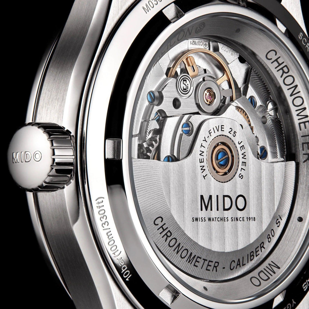 Mido orologio Multifort M Chronometer COSC 42mm verde automatico acciaio M038.431.11.097.00 - Capodagli 1937