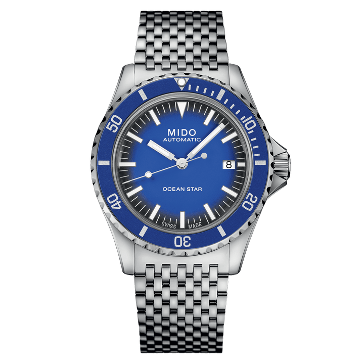 Mido orologio Ocean Star Tribute Limited Edition 200pz 40mm blu automatico acciaio - Capodagli 1937