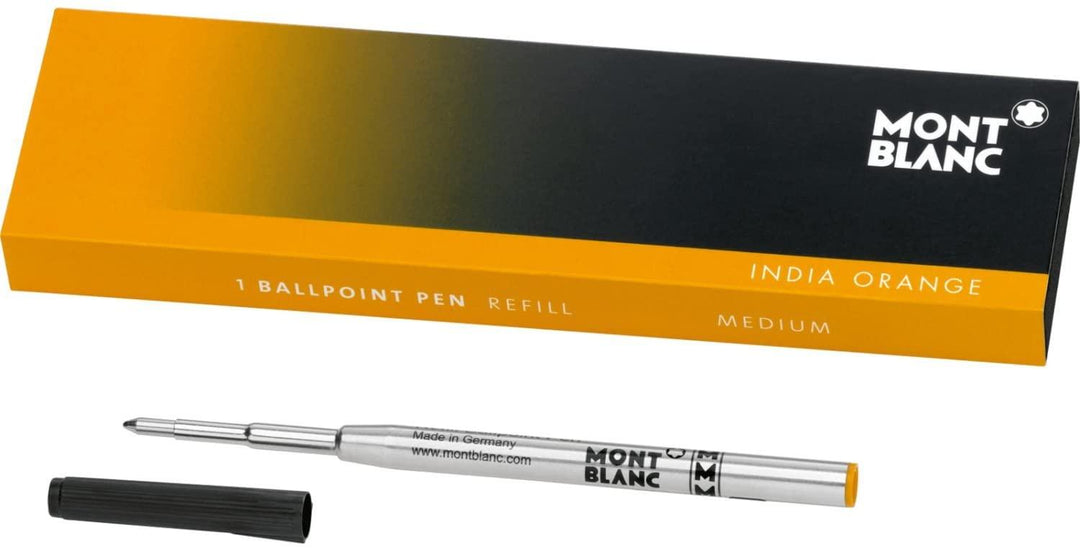 Montblanc 1 refill per penna a sfera punta M India Orange arancione 110622 - Capodagli 1937