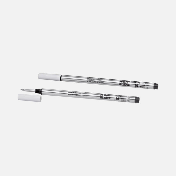 Montblanc 2 refill per fineliner punta M Mystery Black nero 128246 - Capodagli 1937