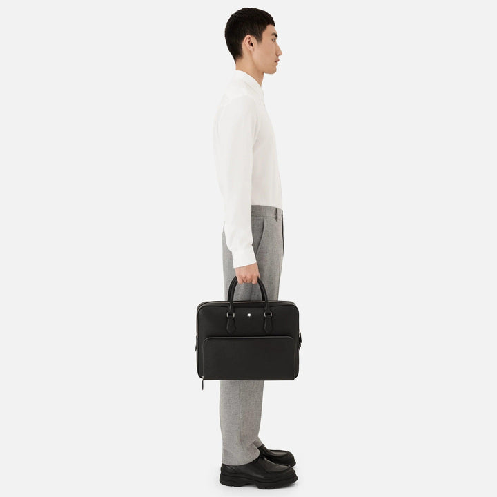 Montblanc borsa porta documenti media Montblanc Sartorial nero 130271 - Capodagli 1937