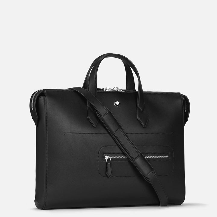 Montblanc borsa porta documenti sottile Meisterstück Selection Soft nero 130043 - Capodagli 1937