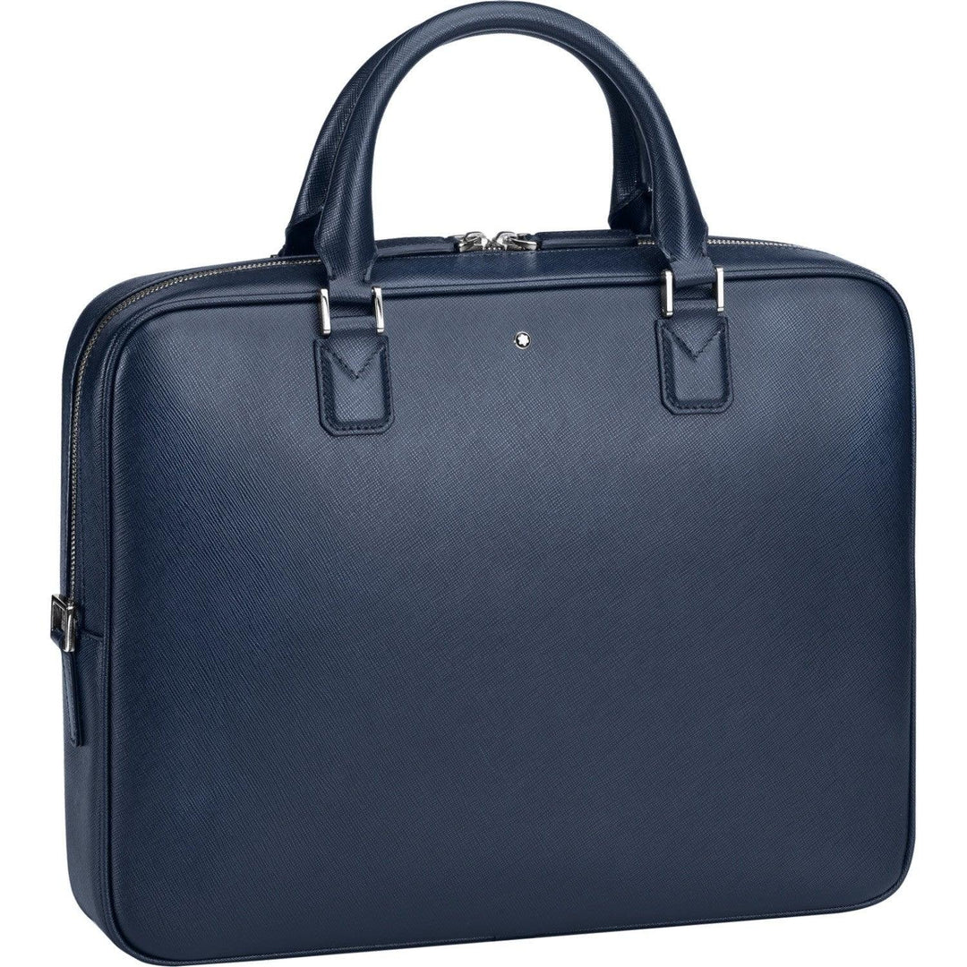 Montblanc borsa porta documenti sottile Sartorial Blu Indaco 116757 - Gioielleria Capodagli