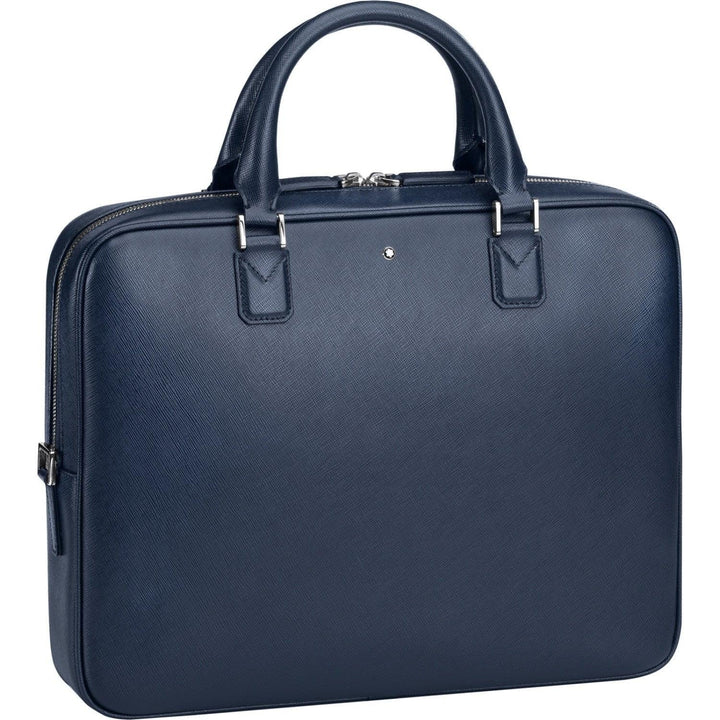 Montblanc borsa porta documenti sottile Sartorial Blu Indaco 116757 - Gioielleria Capodagli