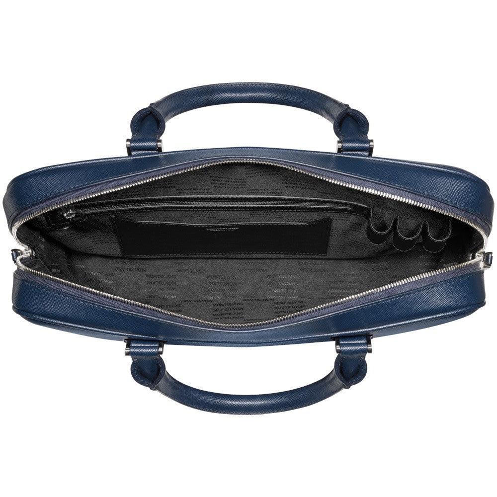 Montblanc borsa porta documenti sottile Sartorial Blu Indaco 116757 - Gioielleria Capodagli
