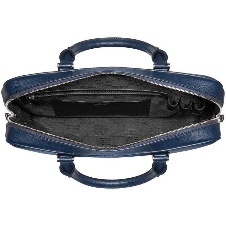 Montblanc borsa porta documenti sottile Sartorial Blu Indaco 116757 - Gioielleria Capodagli