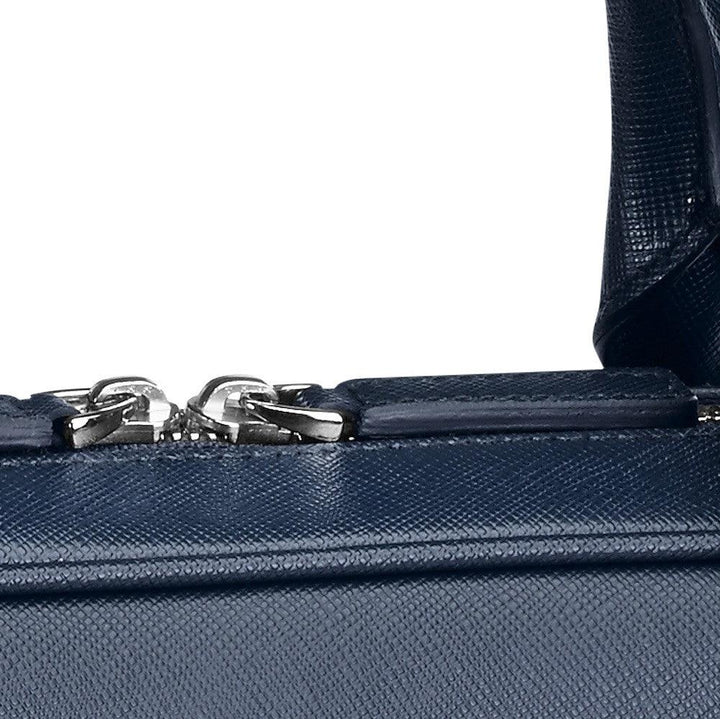 Montblanc borsa porta documenti sottile Sartorial Blu Indaco 116757 - Gioielleria Capodagli