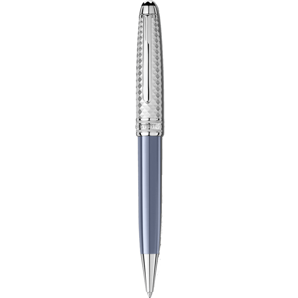 Montblanc penna a sfera Meisterstück Glacier Doué blu 129405 - Capodagli 1937