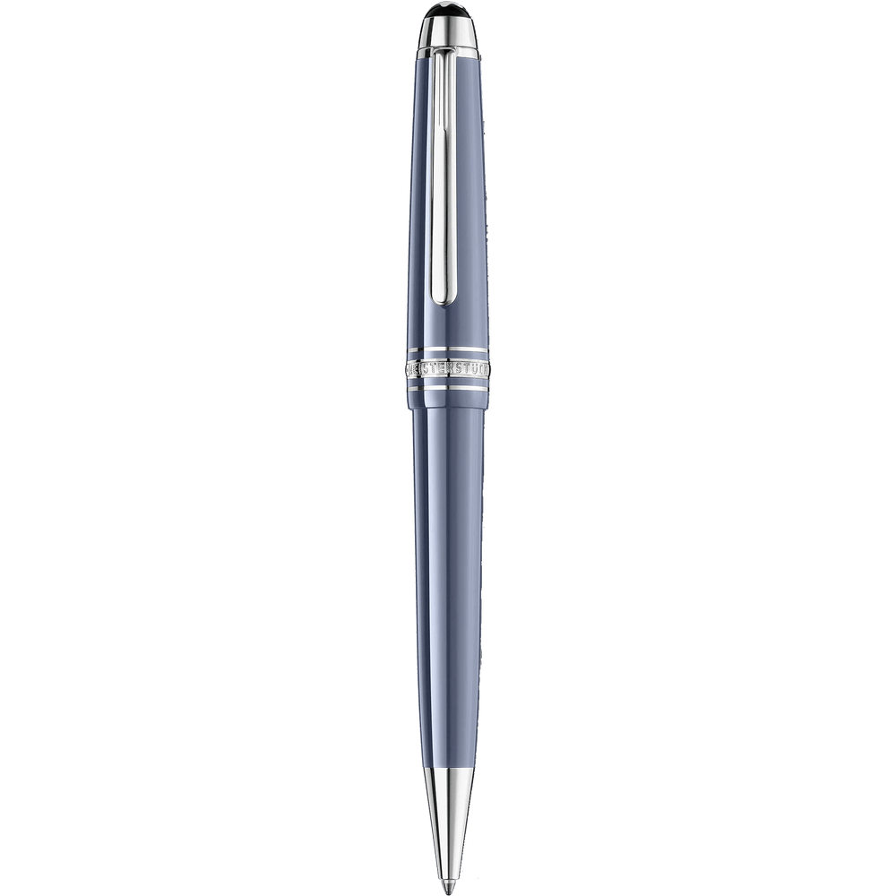 Montblanc penna a sfera Meisterstück Glacier Midsize blu 129395 - Capodagli 1937