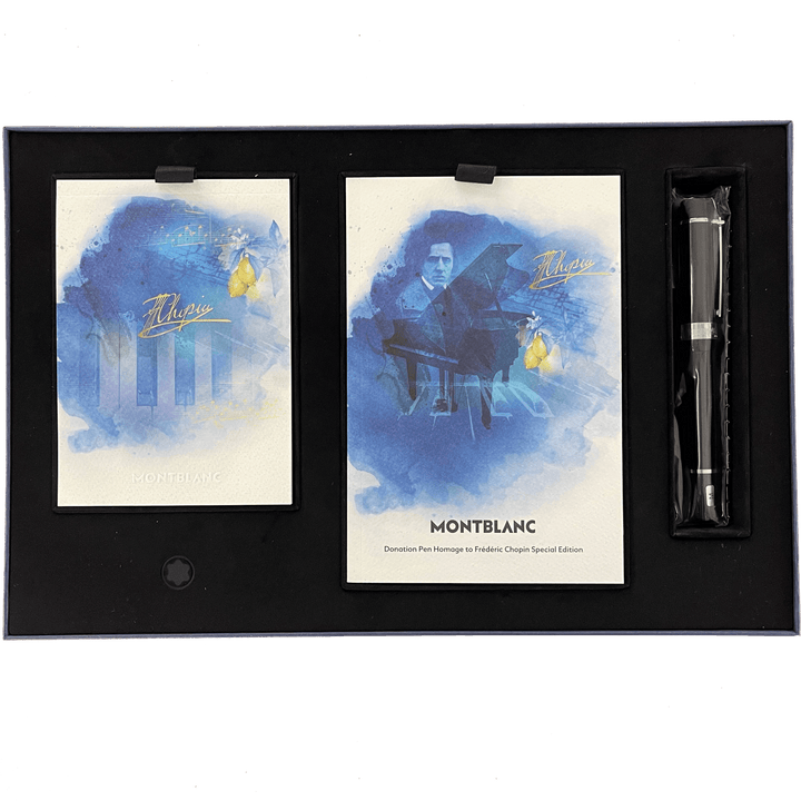 Montblanc stilografica Donation Pen Set Frederic Chopin punta M + blocco note 127640 - Capodagli 1937