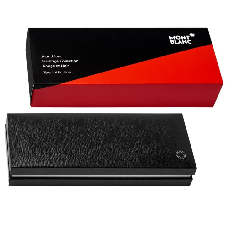 Montblanc stilografica Heritage Collection Rouge et Noir edizione speciale nero punta M 114722 - Gioielleria Capodagli