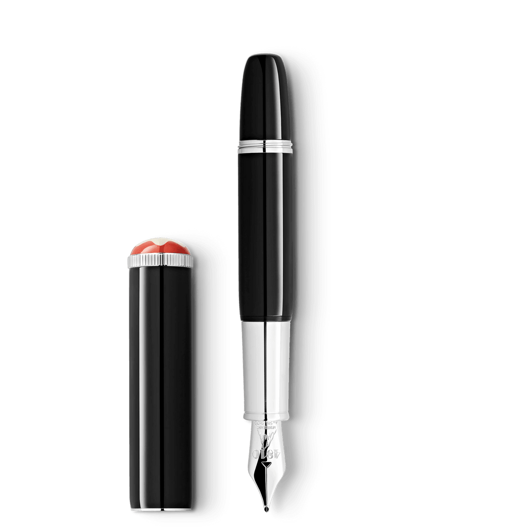 Montblanc stilografica Montblanc Heritage Rouge et Noir Baby edizione speciale nero punta F 127800 - Capodagli 1937
