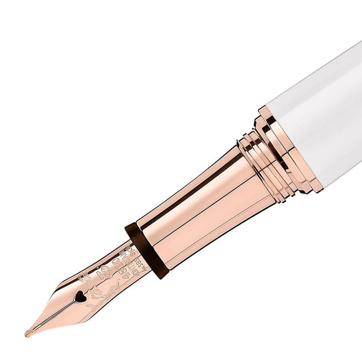 Montblanc stilografica Muses Marilyn Monroe Special Edition Pearl punta M 117884 - Gioielleria Capodagli