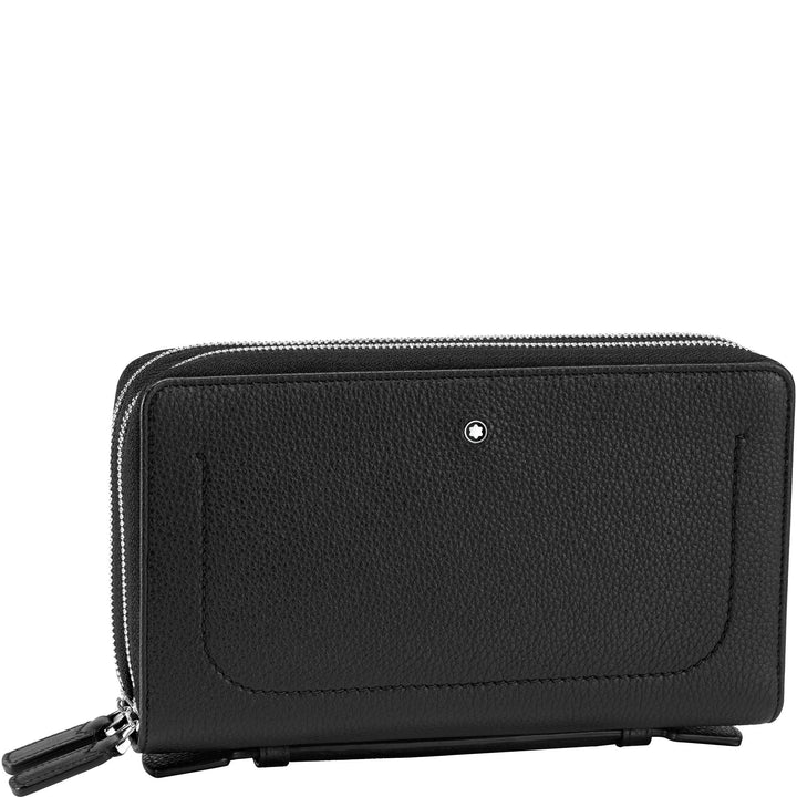 Montblanc travel companion Meisterstück Soft Grain nero 126249 - Gioielleria Capodagli