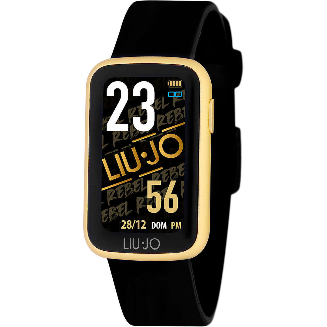 Liu jo smartwatch fit 23x43mm sort swlj039