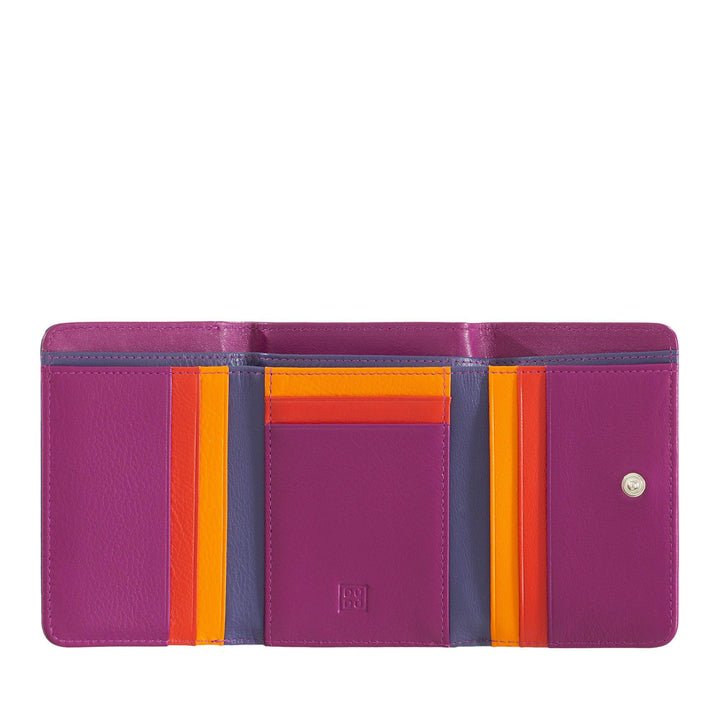 DUDU Portafoglio donna piccolo RFID in pelle multicolore Colorful - Capodagli 1937