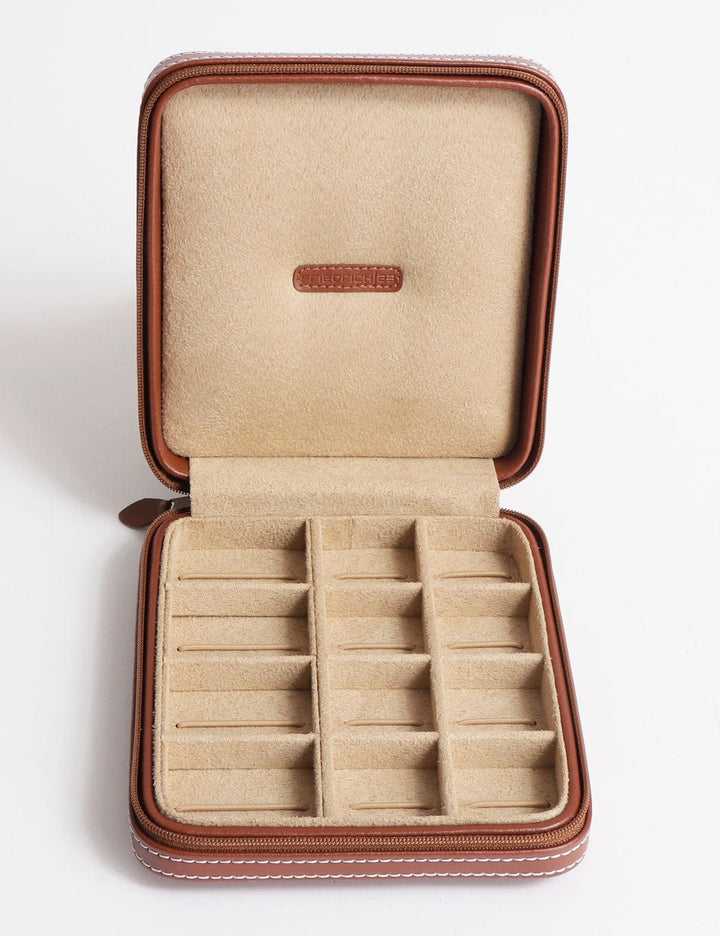 Portagioie con zip Friedrich23 Cordoba Brown 26204-3 - Capodagli 1937