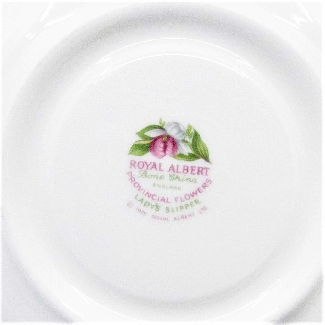 Royal Albert tazza da té Lady Slipper porcellana inglese decori smalto finiture oro fiore A-S885-5 - Gioielleria Capodagli
