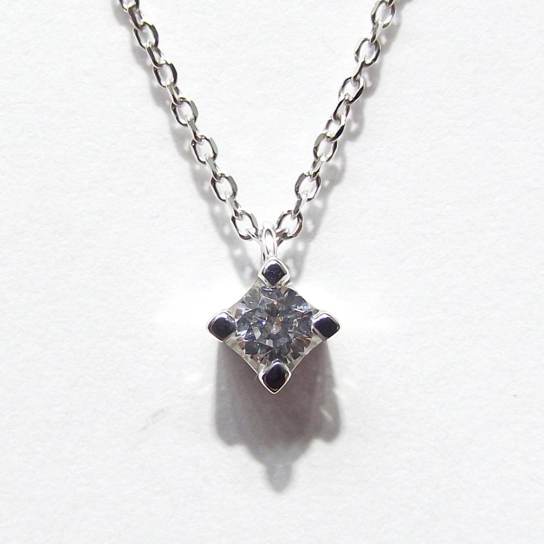 Sidalo collana girocollo Punto Luce oro bianco 18kt 1,90gr diamante 0,16ct colore G purezza VS1 0406-16GI - Capodagli 1937