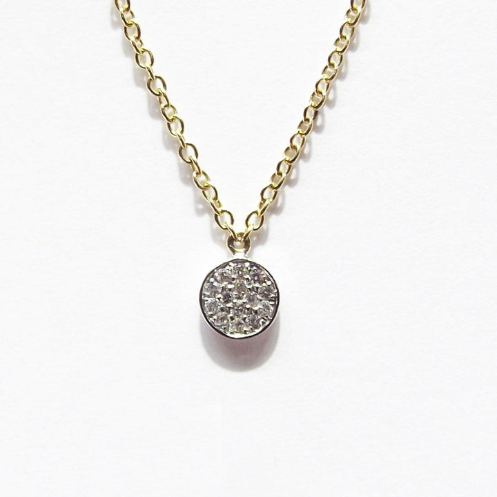 Sidalo girocollo Tondino oro giallo 18kt 2,00g diamanti 0,07ct colore G purezza VS1 0376GI-G - Gioielleria Capodagli