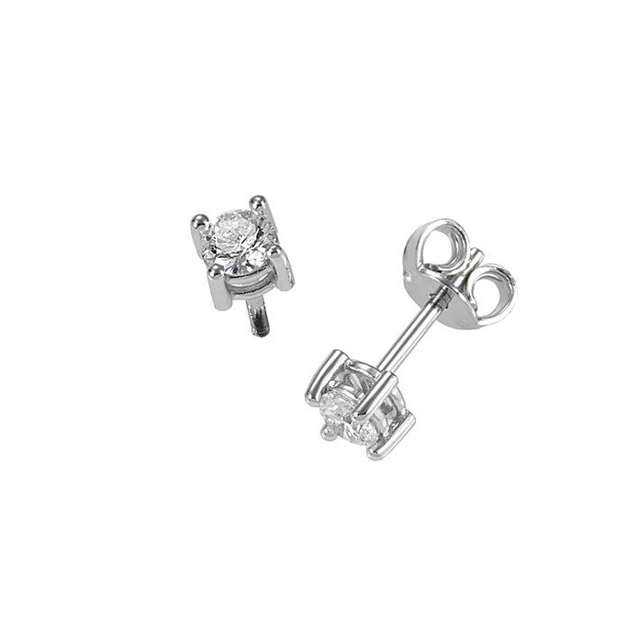 Sidalo orecchini punto luce oro 18kt diamanti 0,34 colore F purezza VS 0100-034OR - Capodagli 1937