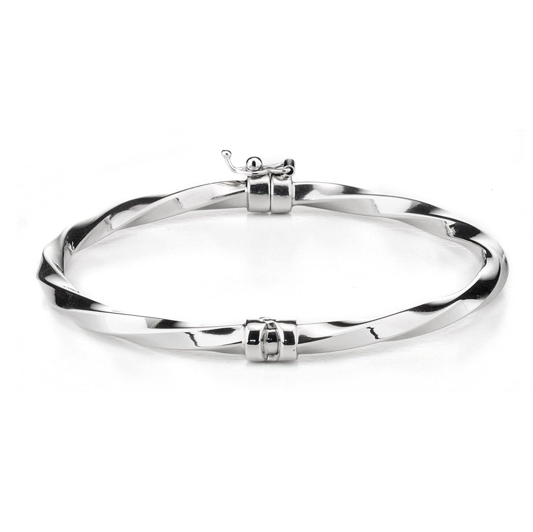 Sovrani bracciale rigido Pure Collection argento 925 finitura rodio J4707 - Gioielleria Capodagli