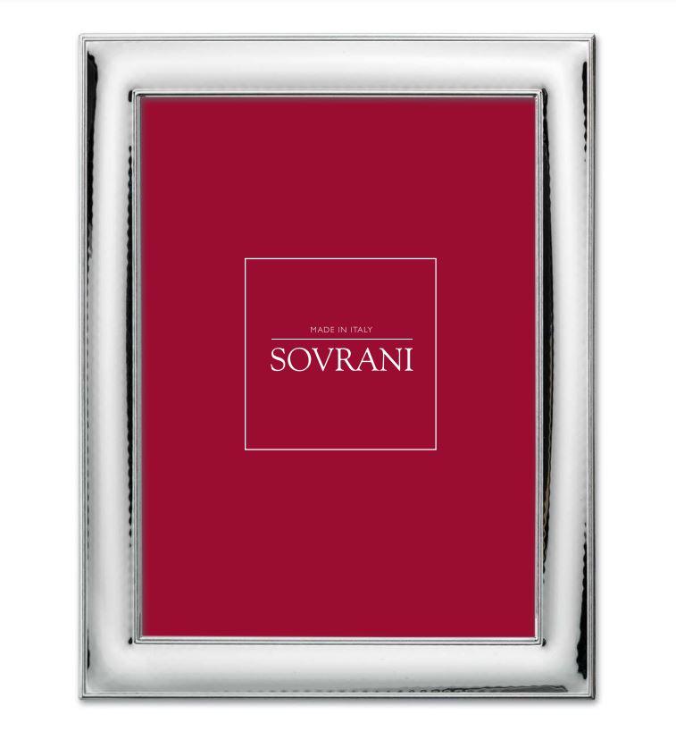 Sovrani cornice argento bilaminato foto 18x24cm B465 - Capodagli 1937