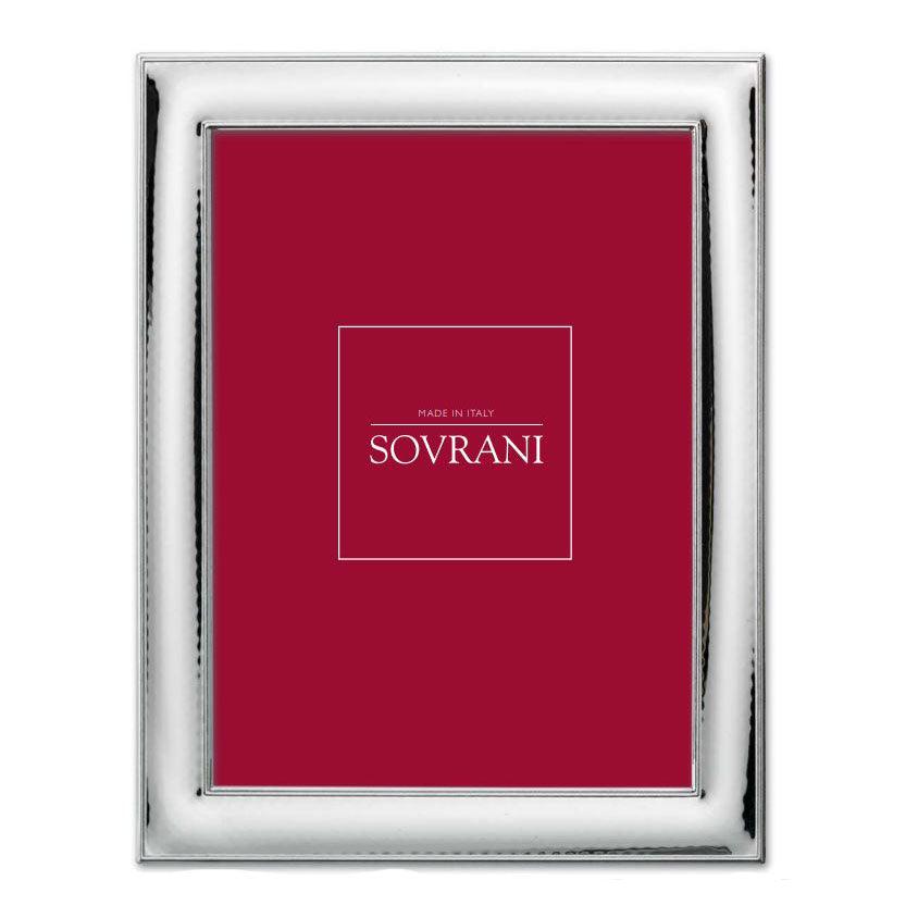 Sovrani cornice portafoto Lucide 13x18cm argento bilaminato B464 - Capodagli 1937