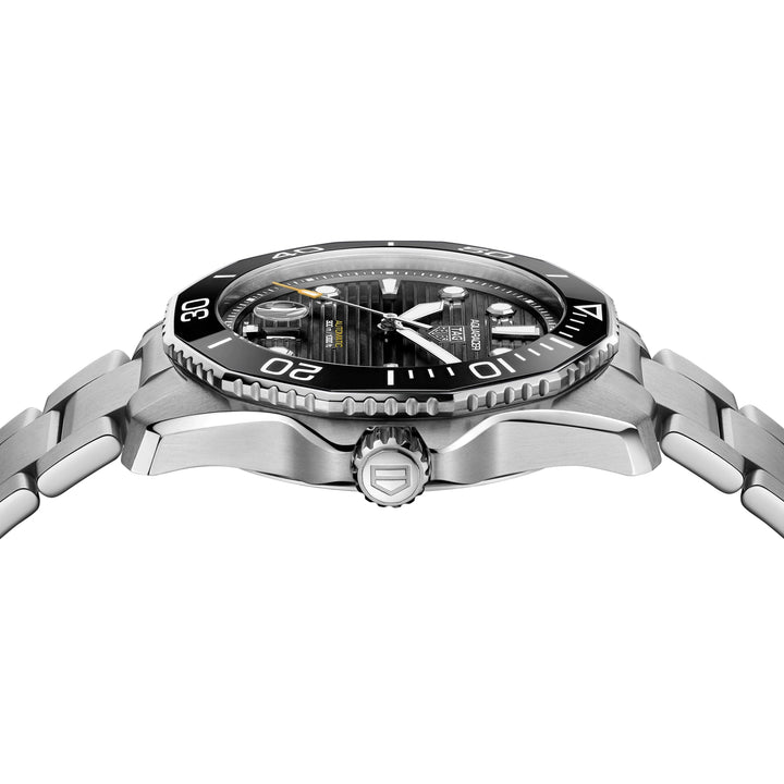 TAG Heuer orologio Aquaracer Professional 300 Calibre 5 43mm nero automatico acciaio WBP201A.BA0632 - Capodagli 1937