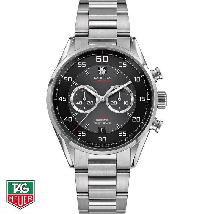 TAG Heuer orologio Carrera Calibre 36 Flyback 43mm cronografo automatico CAR2B10.BA0799 - Gioielleria Capodagli