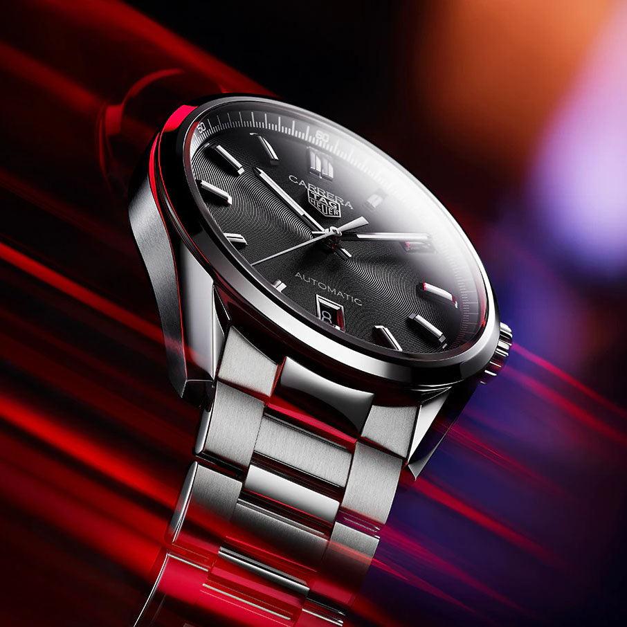 TAG Heuer orologio Carrera Calibre 5 39mm nero automatico acciaio WBN2110.BA0639 - Capodagli 1937
