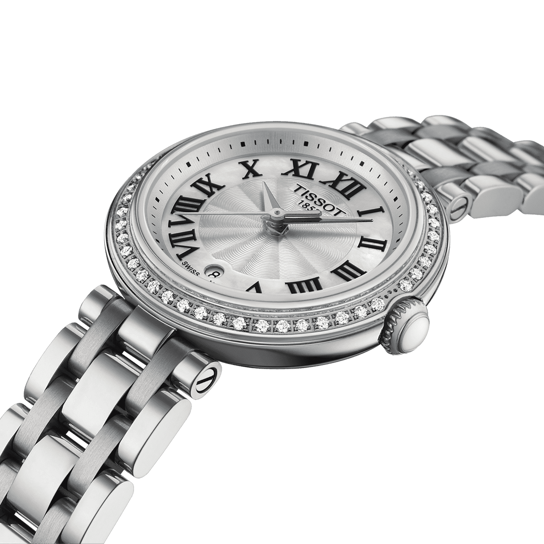 Tissot orologio Bellissima Small Lady 26mm argento diamanti quarzo acciaio T126.010.61.113.00 - Capodagli 1937