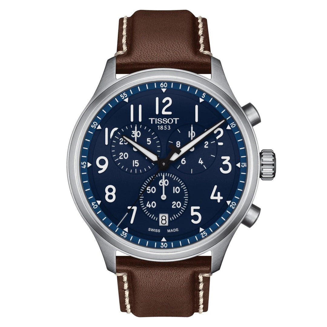 Tissot orologio Chrono XL Vintage 45mm blu quarzo acciaio T116.617.16.042.00 - Capodagli 1937