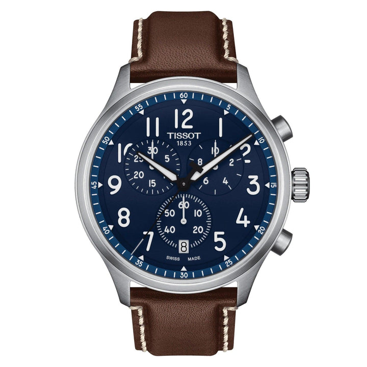 Tissot orologio Chrono XL Vintage 45mm blu quarzo acciaio T116.617.16.042.00 - Capodagli 1937