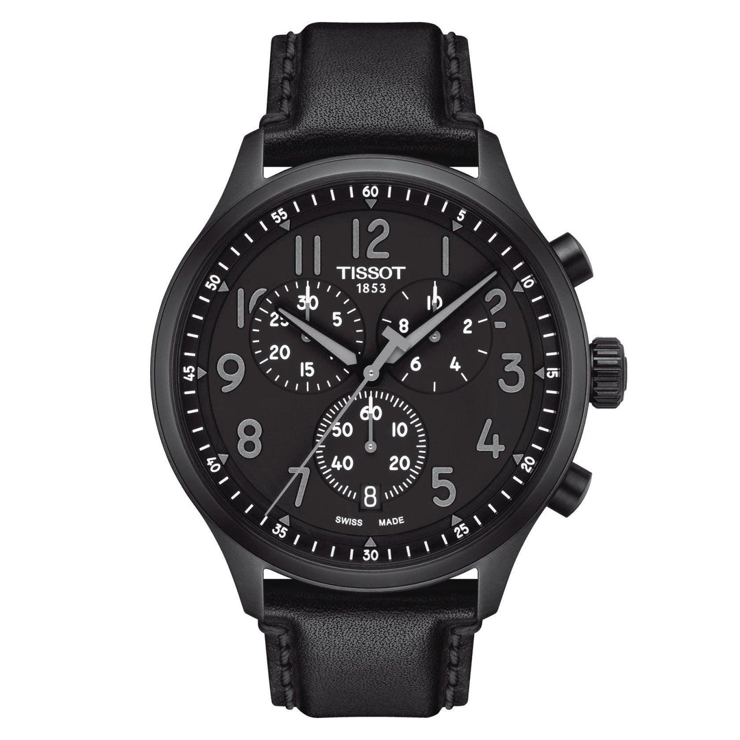 Tissot orologio Chrono XL Vintage 45mm nero quarzo acciaio finitura PVD nero T116.617.36.052.00 - Capodagli 1937