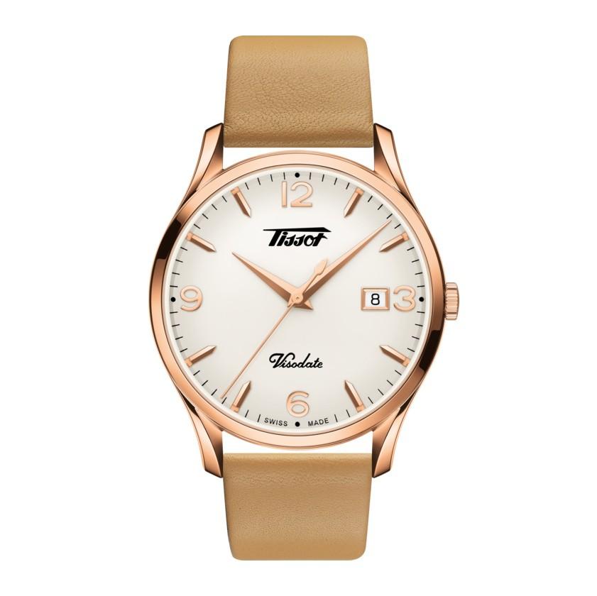 Tissot orologio Heritage Visodate 40mm acciaio PVD oro rosa quarzo T118.410.36.277.01 - Gioielleria Capodagli