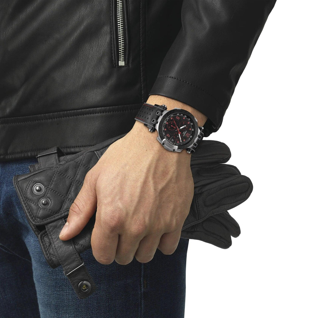 Tissot orologio T-Race Marc Marquez 2020 Limited Edition 43mm acciaio uomo cronografo quarzo T115.417.27.057.01 - Gioielleria Capodagli