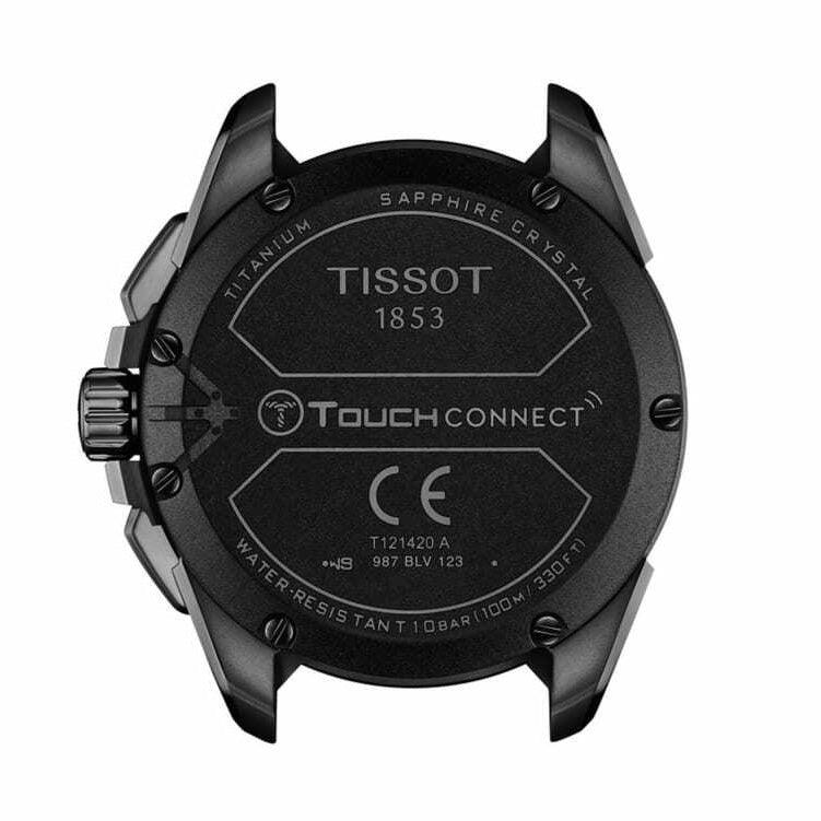 Tissot orologio T-Touch Connect Solar 47,5mm nero quarzo titanio finitura PVD nero T121.420.47.051.04 - Gioielleria Capodagli